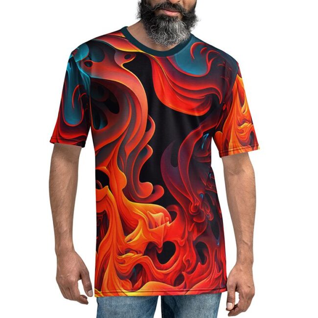 Fire & Ice V2 Uni-Sex Graphic T-Shirt