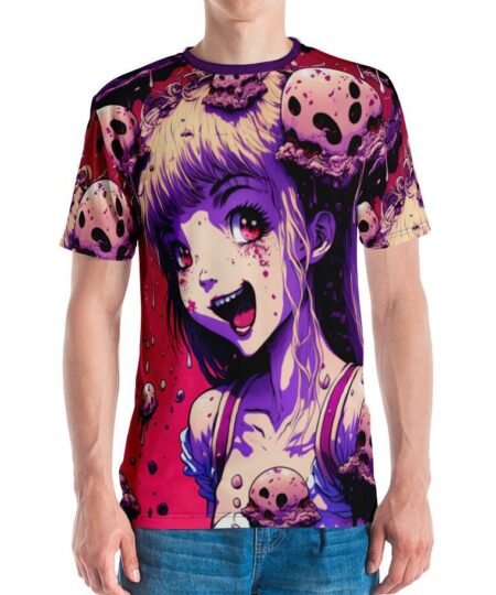 anime manga all over print uni sex t-shirt