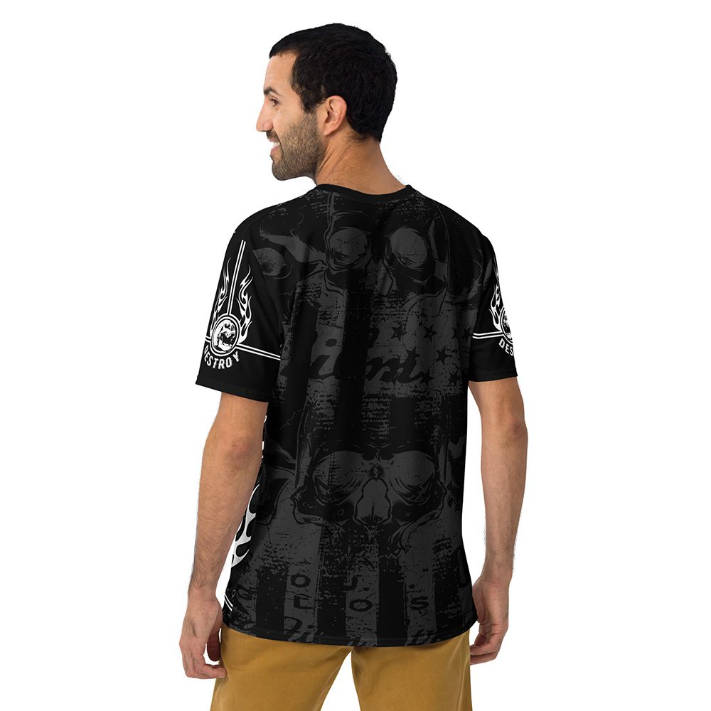 DESTROY Skulls And Guns Uni-Sex Graphic T-Shirt 8 Toasted Styles