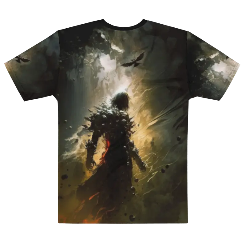 Hell Bound Warrior All Over Print Uni-Sex Graphic T-Shirt - Image 3