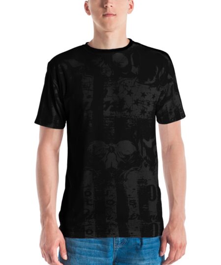 Black & Grey Skull Uni-Sex Graphic T-Shirt