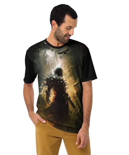 Hell Bound Warrior All Over Print Uni-Sex Graphic T-Shirt