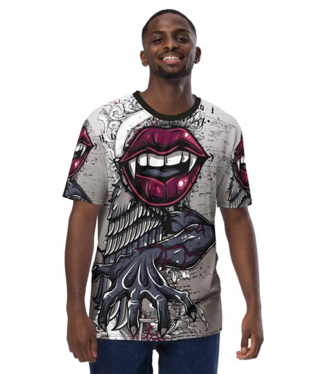 Succubus Lips Uni-Sex Men's Graphic T-Shirt