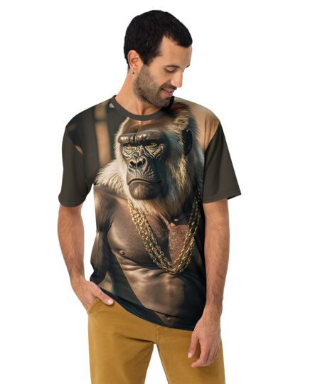 Gangster Gorilla Ape Uni-Sex Graphic T-Shirt