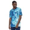Blue & White Oil Painting All Over Print Graphic T-Shirt 8 Toasted Styles