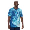 Blue & White Oil Painting All Over Print Graphic T-Shirt 9 Toasted Styles