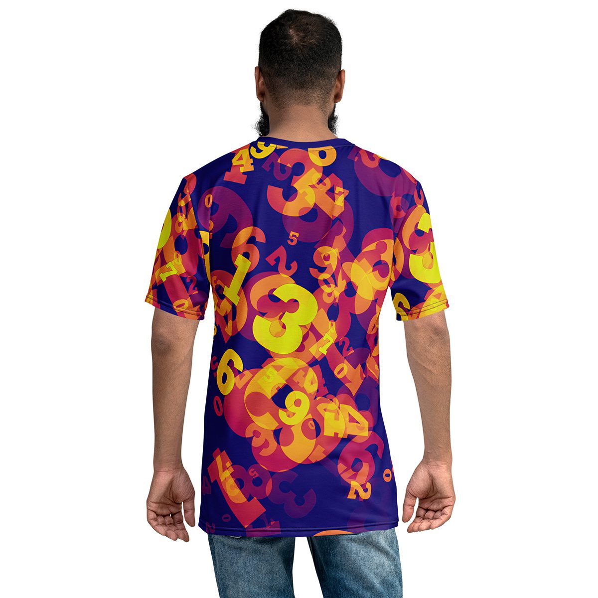 Colorful Numbers Uni-Sex / Men's Graphic T-Shirt 10 Toasted Styles
