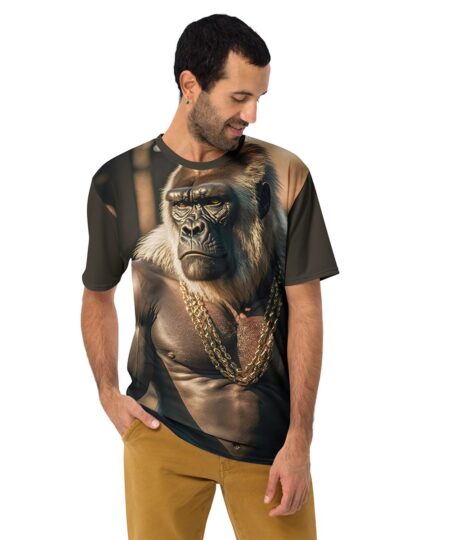 Gangster Gorilla Ape Uni-Sex Graphic T-Shirt 10 Toasted Styles