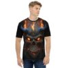 Skull And Flames Horror Uni-Sex Graphic T-Shirt 10 Toasted Styles