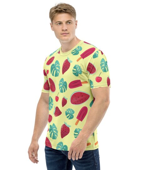 Strawberry And Watermelon Uni-Sex / Men's Graphic T-Shirt 9 Toasted Styles