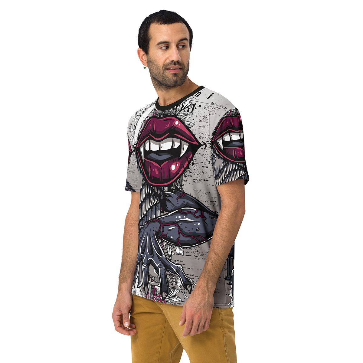 Succubus Lips Uni-Sex Men's Graphic T-Shirt 8 Toasted Styles