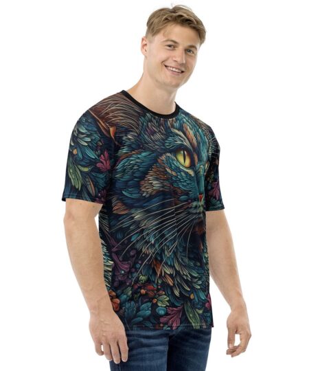 Rainbow Cat All Over Print Uni-Sex Graphic T-Shirt 7 Toasted Styles