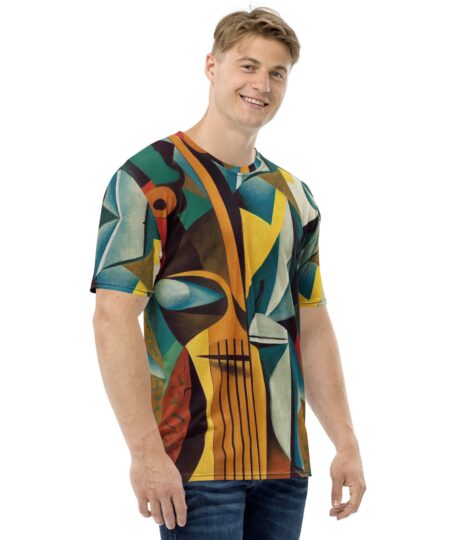 Abstract Picasso Style All Over Print T-Shirt 9 Toasted Styles