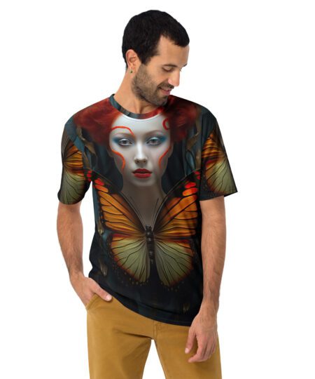 Woman And ButterFly All Over Print T-shirt