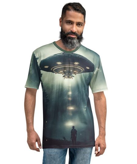 Alien Abduction All Over Print Uni-Sex T-Shirt