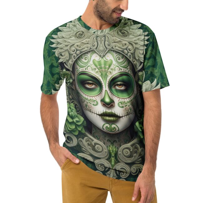 la calavera catrina day of the dead uni-sex all over print tshirt