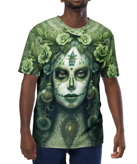 la calavera catrina day of the dead uni-sex all over print tshirt
