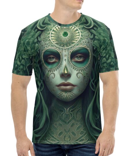 la calavera catrina day of the dead uni-sex all over print tshirt