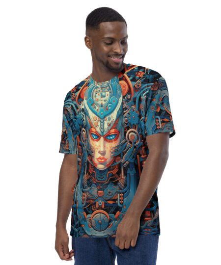 Dynamic Biomechanical Skull #5 All Over Print Uni-Sex T-Shirt