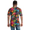 All Over Print Vibrant Graffiti Uni-Sex T-Shirt #3 8 Toasted Styles