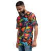 All Over Print Vibrant Graffiti Uni-Sex T-Shirt #3 9 Toasted Styles