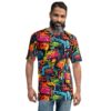 All Over Print Vibrant Graffiti Uni-Sex T-Shirt #3 10 Toasted Styles