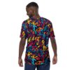 All Over Print Vibrant Graffiti Uni-Sex T-Shirt #4 9 Toasted Styles