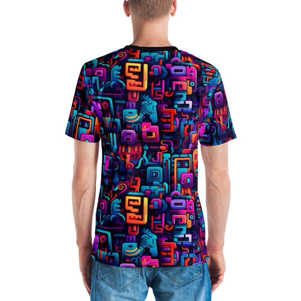 All Over Print Vibrant Graffiti Uni-Sex T-Shirt 10 Toasted Styles