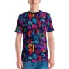 All Over Print Vibrant Graffiti Uni-Sex T-Shirt 8 Toasted Styles