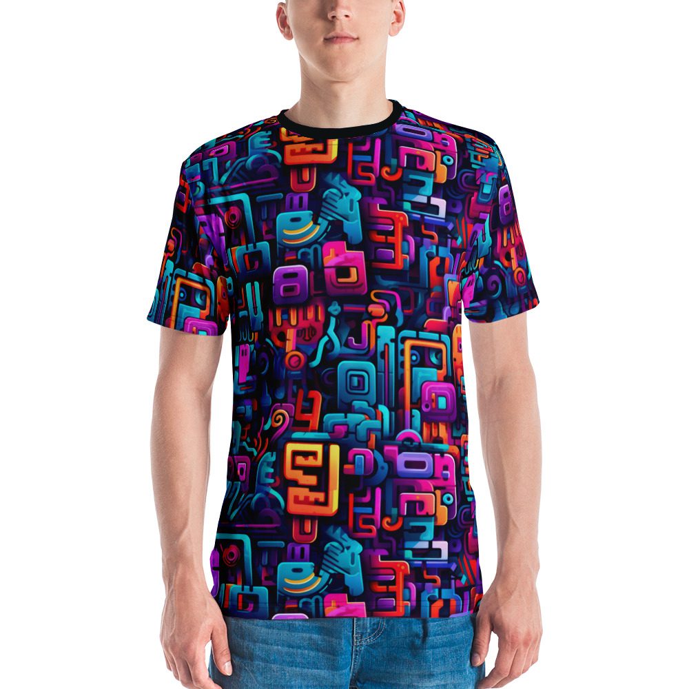 All Over Print Vibrant Graffiti Uni-Sex T-Shirt 8 Toasted Styles