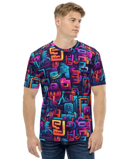 All Over Print Vibrant Graffiti Uni-Sex T-Shirt 9 Toasted Styles