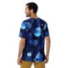 Blue Geometric Pattern #2 All Over Print Uni-Sex T-Shirt 9 Toasted Styles