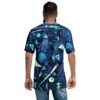 Blue Geometric Pattern #3 All Over Print Uni-Sex T-Shirt 8 Toasted Styles