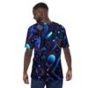 Blue Geometric Pattern #4 All Over Print Uni-Sex T-Shirt 9 Toasted Styles