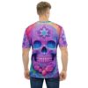 Bright Vibrant Sugar Skull Day Of The Dead All Over Print T-Shirt V3 7 Toasted Styles