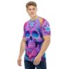 Bright Vibrant Sugar Skull Day Of The Dead All Over Print T-Shirt V3 8 Toasted Styles