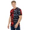 Cherry & Blueberry All Over Print Uni-Sex T-Shirt 7 Toasted Styles
