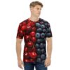 Cherry & Blueberry All Over Print Uni-Sex T-Shirt 9 Toasted Styles