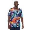 Colorful Leafy All Over Print Uni-Sex T-Shirt #3 10 Toasted Styles