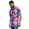 Colorful Leafy All Over Print Uni-Sex T-Shirt 8 Toasted Styles