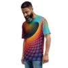 Colorful Spiral Vortex All Over Print Uni-Sex T-Shirt 7 Toasted Styles