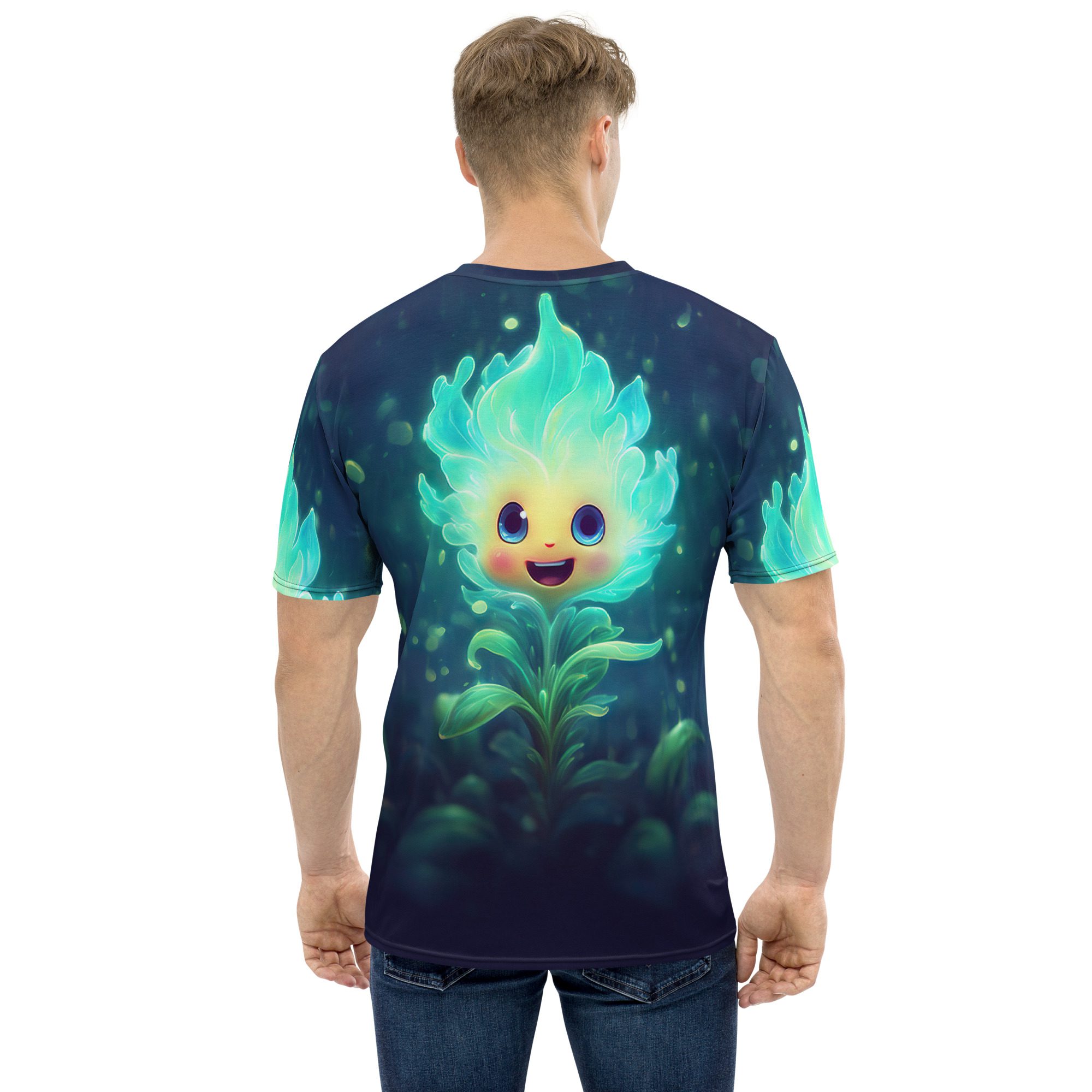 Cute Habanero Flower Flames Uni-Sex All Over Print T-Shirt 7 Toasted Styles