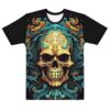 Decal Skull All Over Print Uni-Sex T-Shirt 6 Toasted Styles