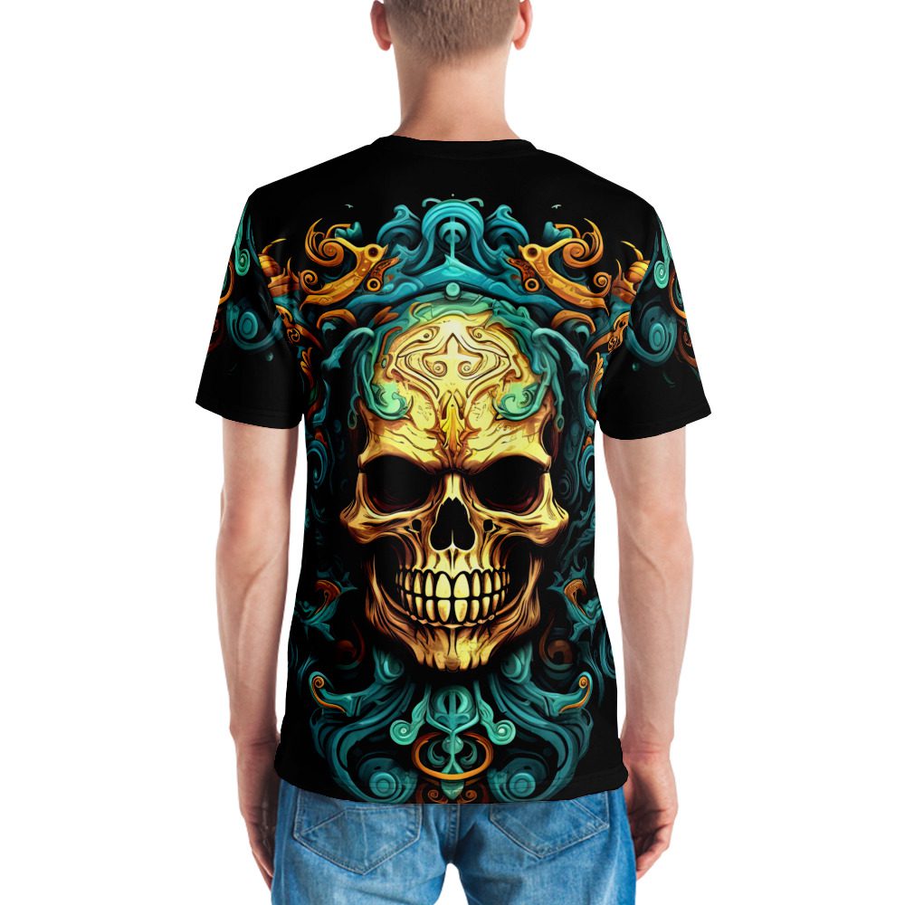 Decal Skull All Over Print Uni-Sex T-Shirt 9 Toasted Styles