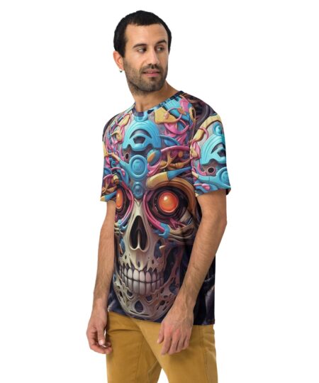 Dynamic Biomechanical Skull #1 All Over Print Uni-Sex T-Shirt 10 Toasted Styles
