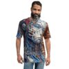 Dynamic Biomechanical Skull #2 All Over Print Uni-Sex T-Shirt 9 Toasted Styles