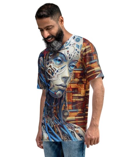 Dynamic Biomechanical Skull #2 All Over Print Uni-Sex T-Shirt 10 Toasted Styles