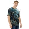 Dynamic Biomechanical Skull #6 All Over Print Uni-Sex T-Shirt 8 Toasted Styles