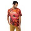 Eye In Flowers All Over Print Uni-Sex T-Shirt 10 Toasted Styles