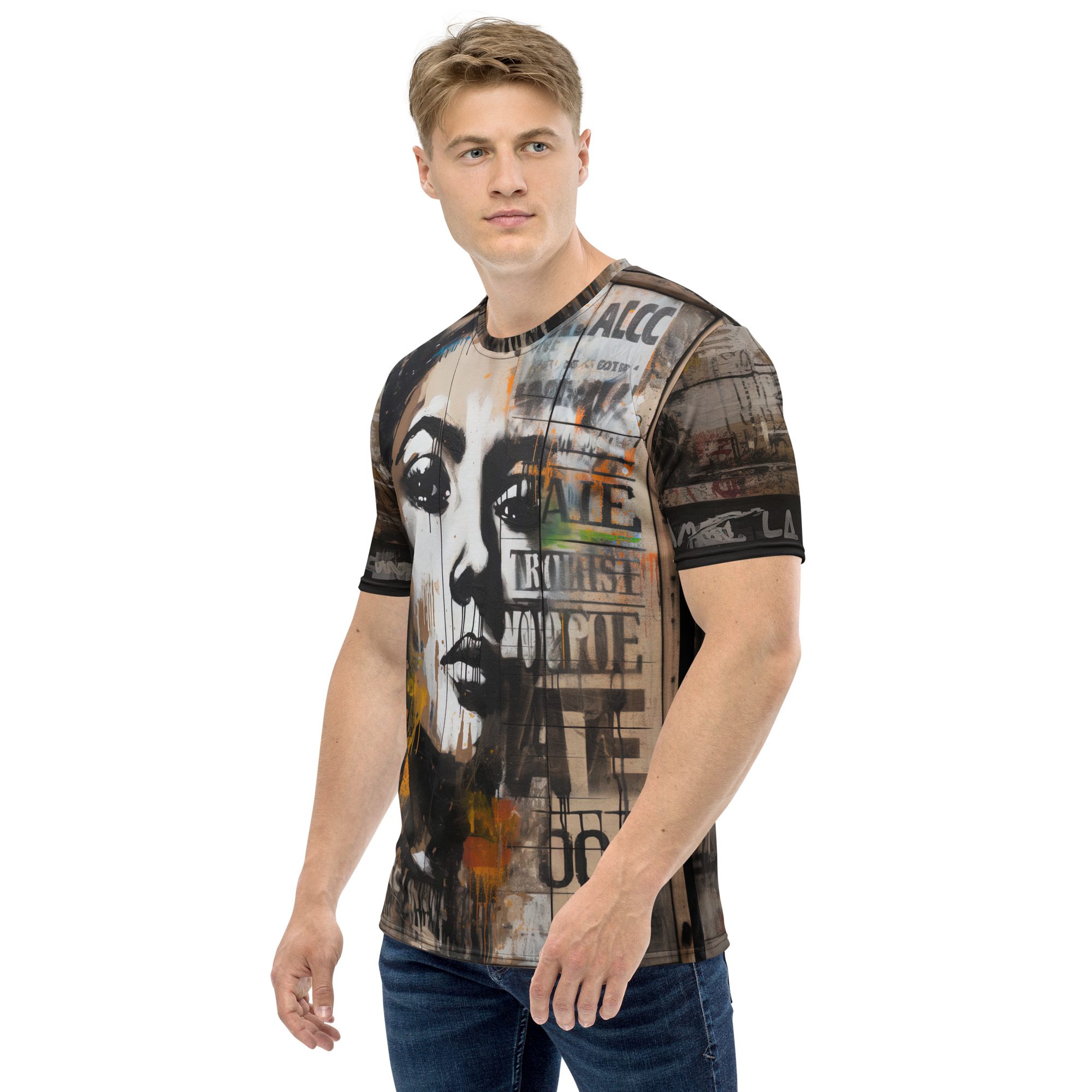 Graffiti All Over Print Uni-Sex T-Shirt 9 Toasted Styles